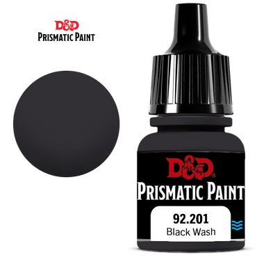 D&D Prismatic Paint: Black Wash (8ml) (92.201)