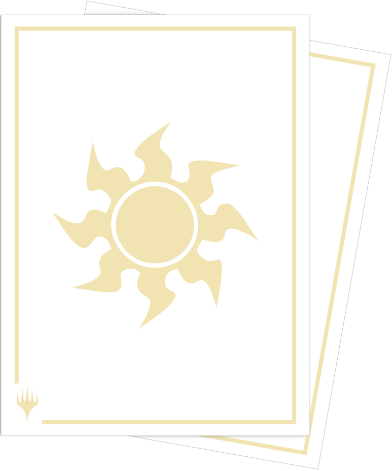 MTG APEX Sleeves: Mana 8 - Plains (105 Count / Ultra PRO)