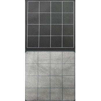 1" Square Pattern MEGAMAT, 2 Sided Grey and Black 34.5"x48"