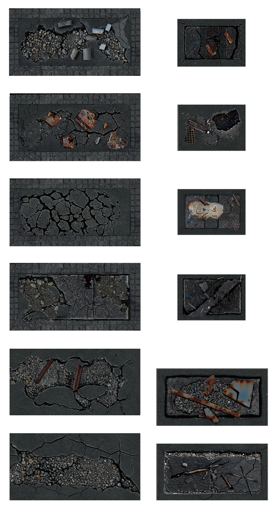 F.A.T. MAT: Terrain Base Set: Asphalt