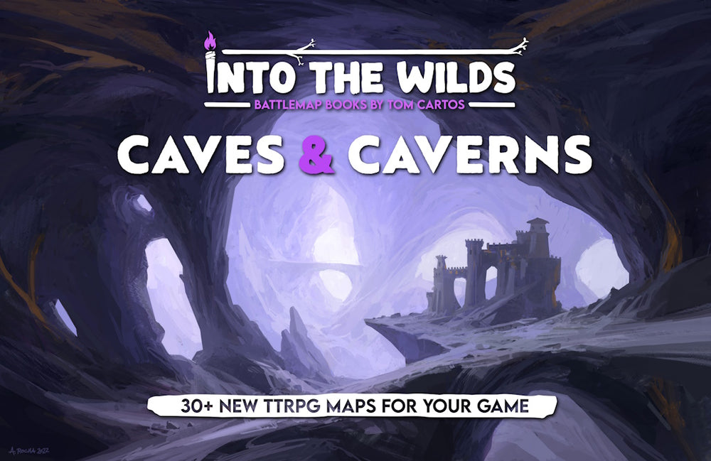 Into The Wilds Battlemaps: Caves and Caverns