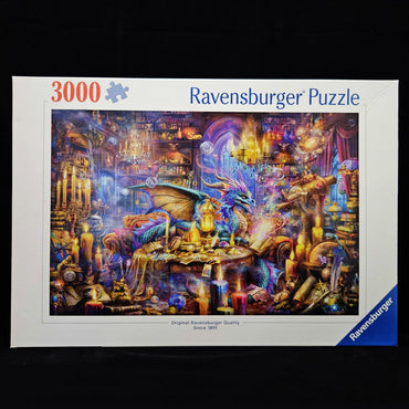 Ravensburger Puzzles (3000 Pieces): Dragon's Library