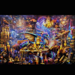 Ravensburger Puzzles (3000 Pieces): Dragon's Library