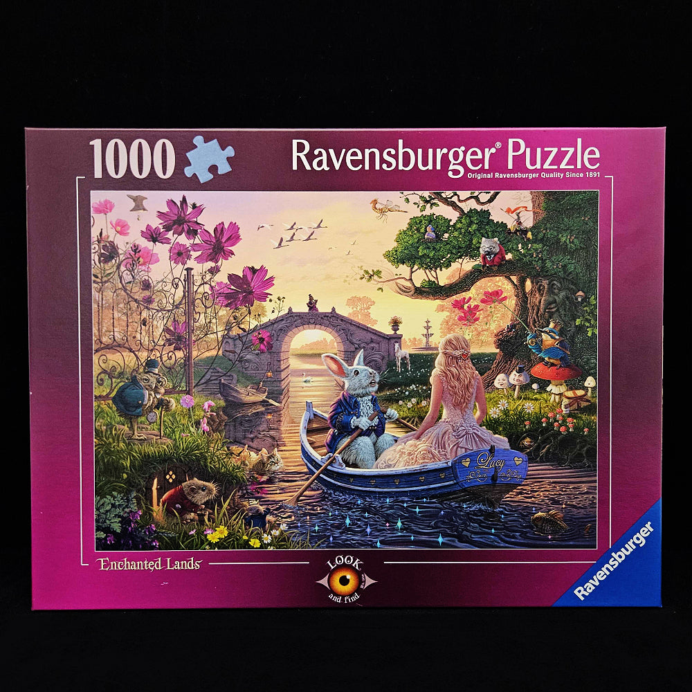 Ravensburger Puzzles (1000 Pieces): Look and Find - Enchanted Lands