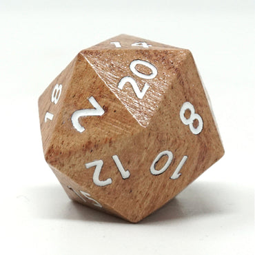 Wooden RPG Dice: Rosewood (Mimic Dice)