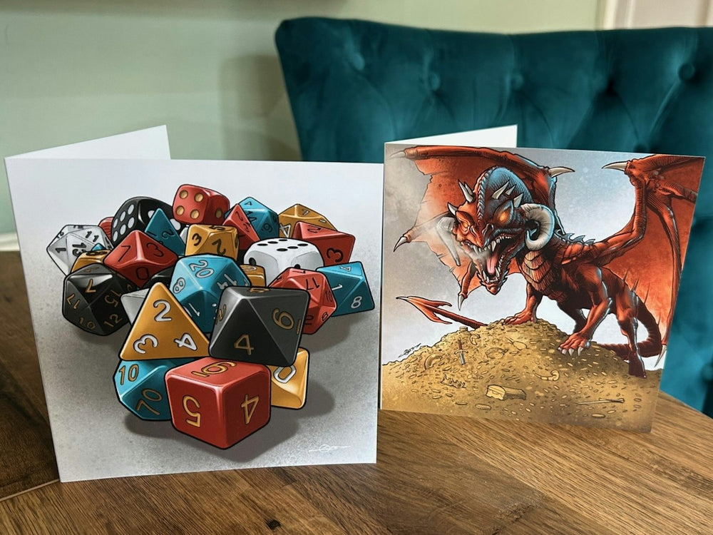 12 Luxury RPG Greeting Cards