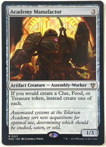 Academy Manufactor [Murders at Karlov Manor Commander]