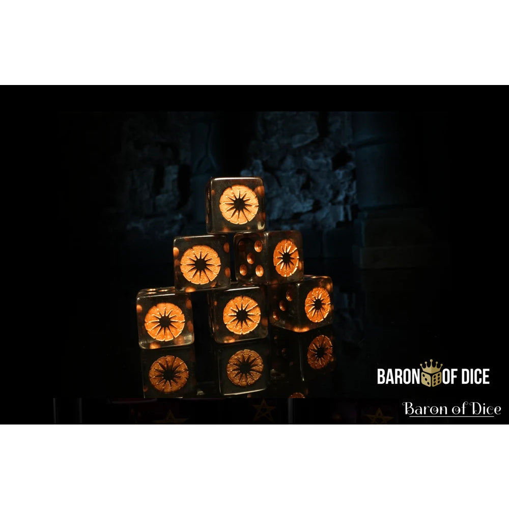 Baron Of Dice: Official Trench Crusade Dice Set - Sacred Afflicitions (8D6)