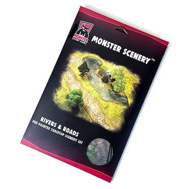 Monster Scenery: River and Roads Neoprene