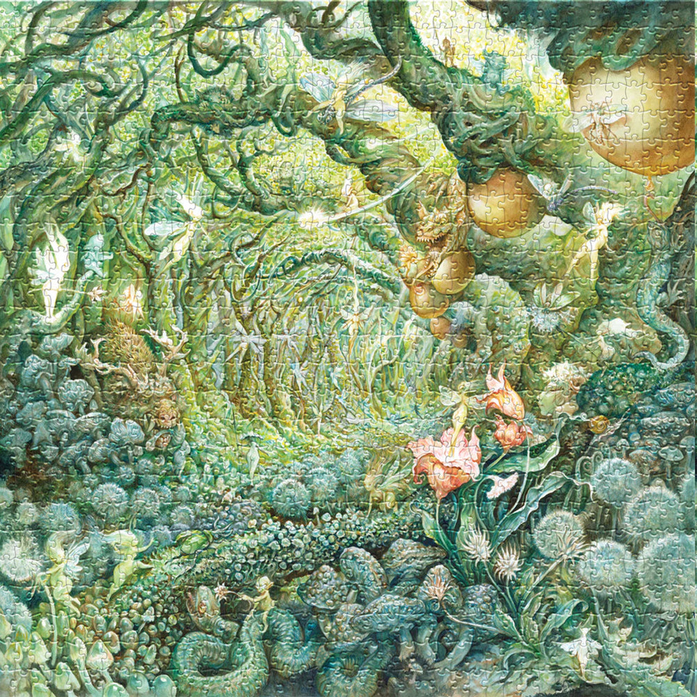 Scroungecraft Puzzles (1000 Pieces): Gaea in Bloom (Omar Rayyan)