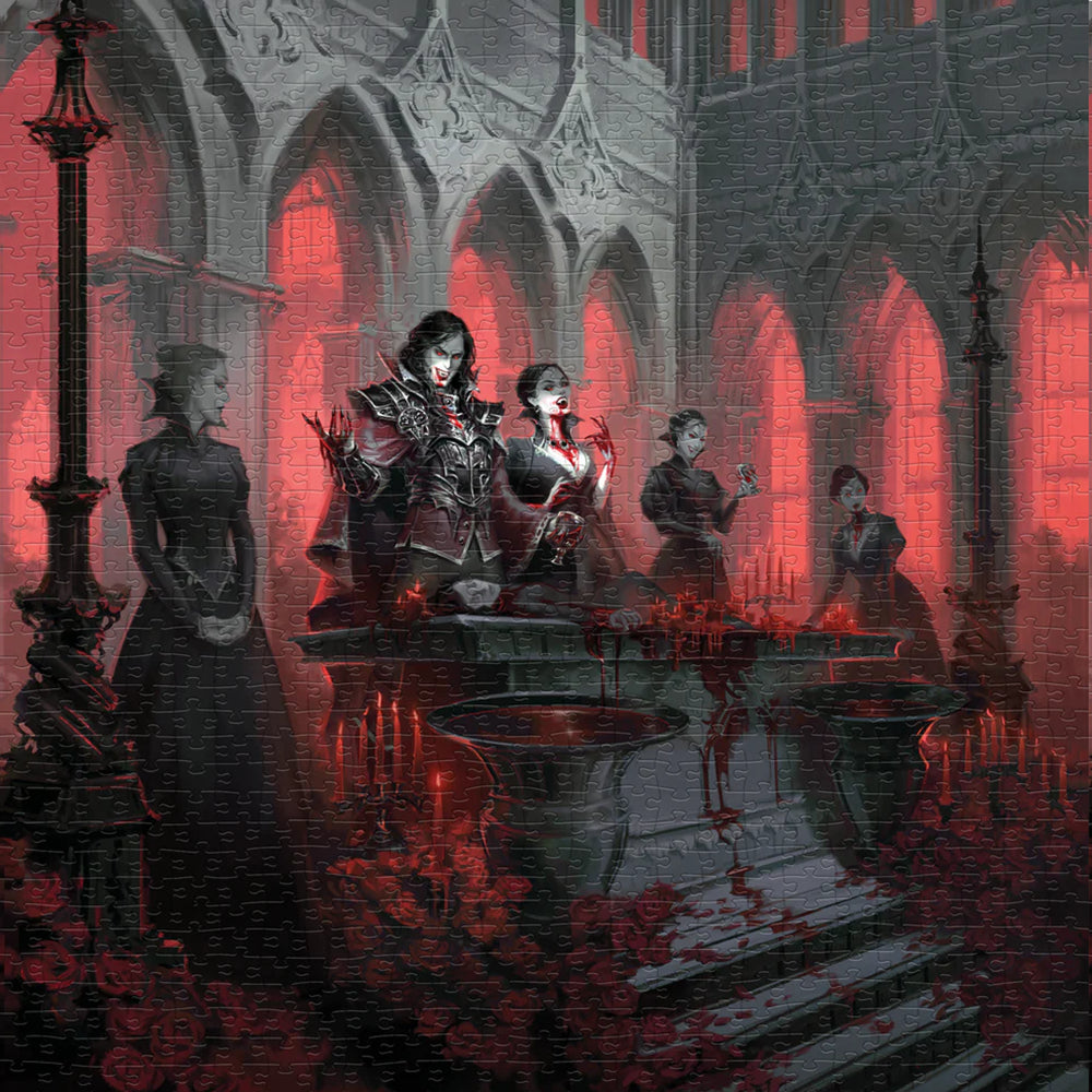 Scroungecraft Puzzles (1000 Pieces): Vampiric Feast (Marcela Medeiros)