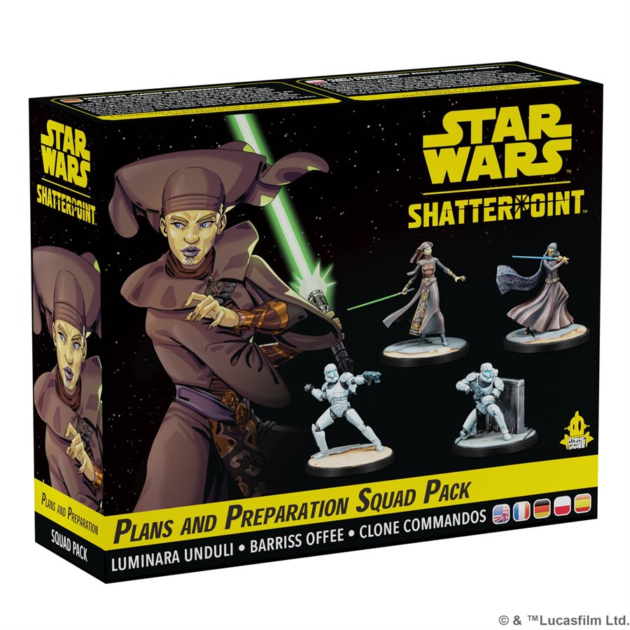 Star Wars Shatterpoint: Plans and Preparation (Luminara Unduli Squad Pack)