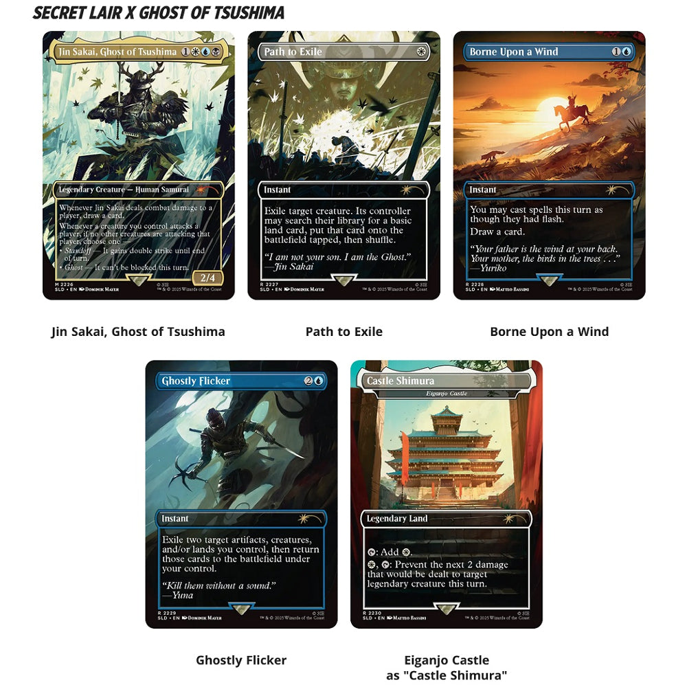 MTG: Secret Lair x Ghost of Tsushima