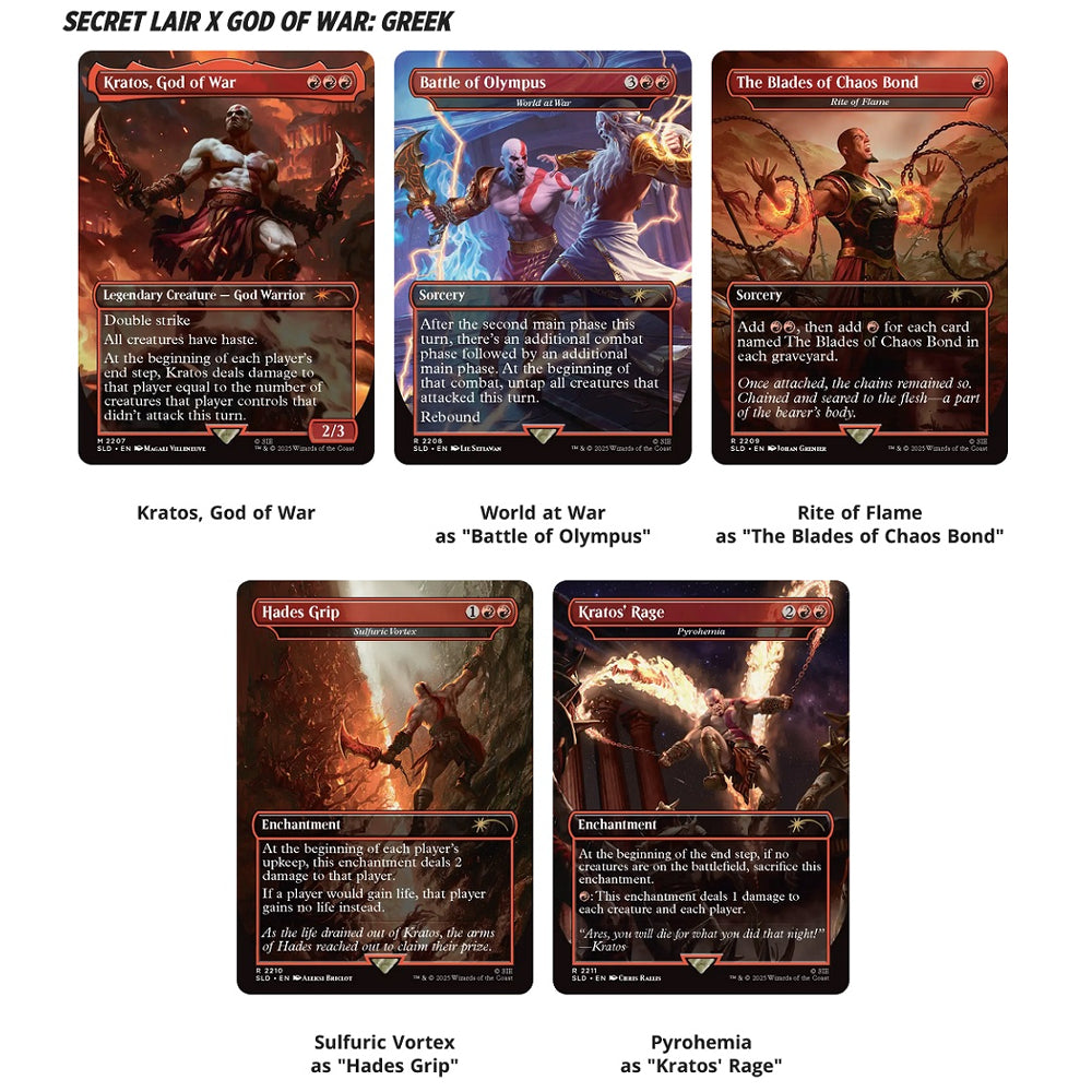 MTG: Secret Lair x God of War - Greek