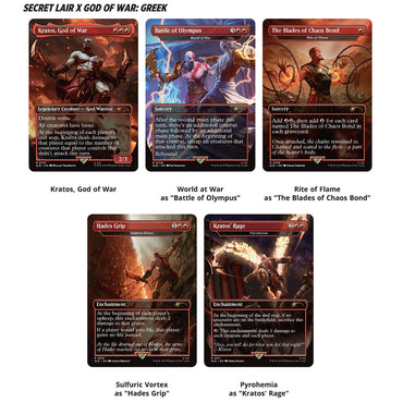 MTG: Secret Lair x God of War - Greek