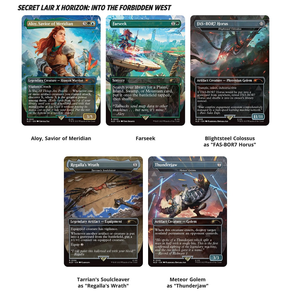 MTG: Secret Lair x Horizon Zero Dawn - Into the Forbidden West