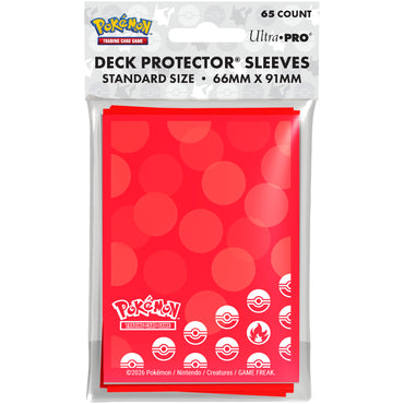 Pokemon Deck Protector Sleeves: Energy - Fire Type (65 Count/ULTRA PRO)