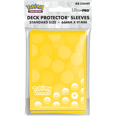 Pokemon Deck Protector Sleeves: Energy - Lightning Type (65 Count/ULTRA PRO)