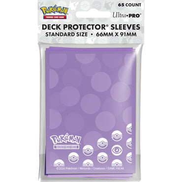 Pokemon Deck Protector Sleeves: Energy - Psychic Type (65 Count/ULTRA PRO)