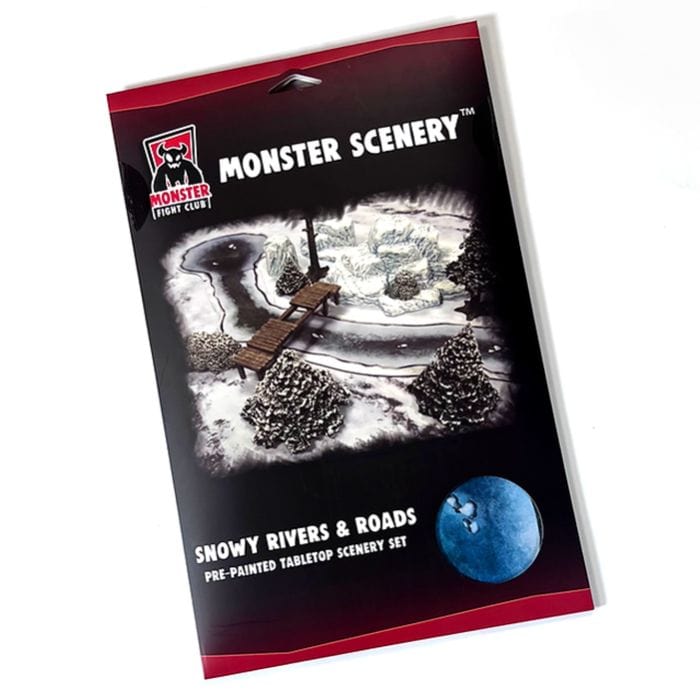 Monster Scenery: Snowy Roads and Rivers Neoprene