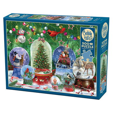 Cobble Hill Puzzles (500 Pieces): Snow Globes