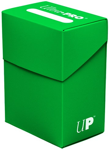 Ultra PRO Deck Box: Solid Color - Lime Green (Holds 80)