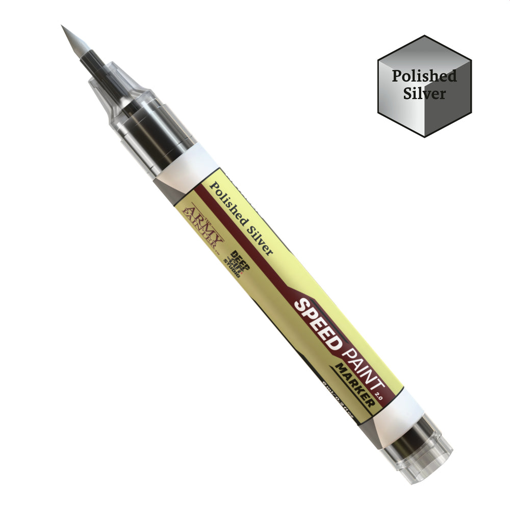 Army Painter: Speedpaint Marker - Polished Silver (SM1017)