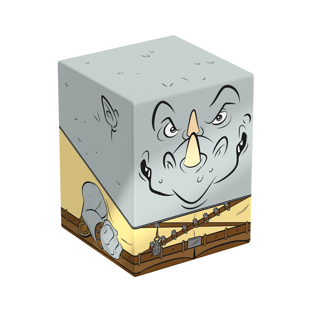 Squaroes Deck Box: TMNT - Rocksteady (Holds 100)