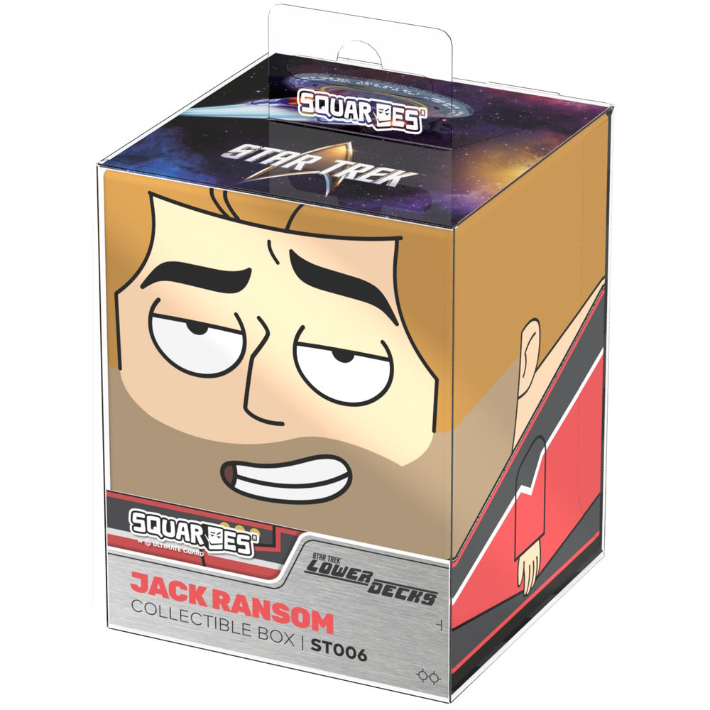 Squaroes Deck Box: Star Trek Lower Decks - Jack Ransom (Holds 100)
