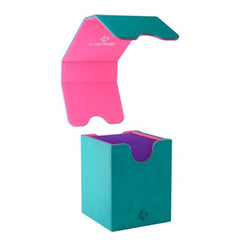Gamegenic Deck Box: Squire XL Convertible - Teal/Pink Exclusive (Holds 100+)