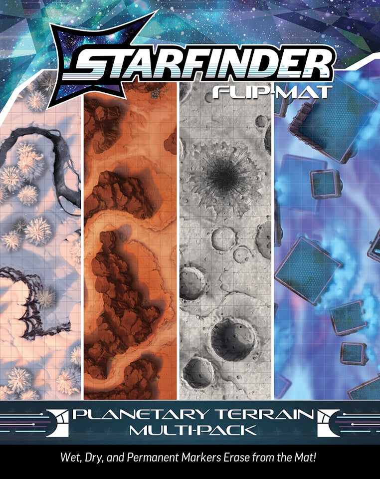 Starfinder: Flip-Mat - Planetary Terrain Multi-Pack