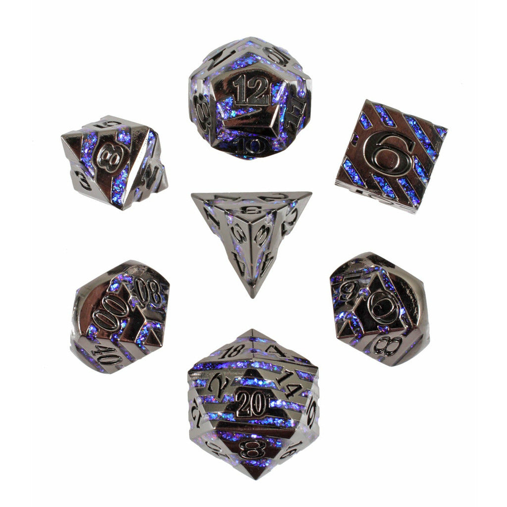 Forged Dice: Metal RPG Set - Star Slash