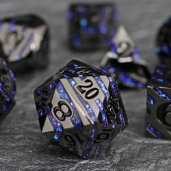 Forged Dice: Metal RPG Set - Star Slash