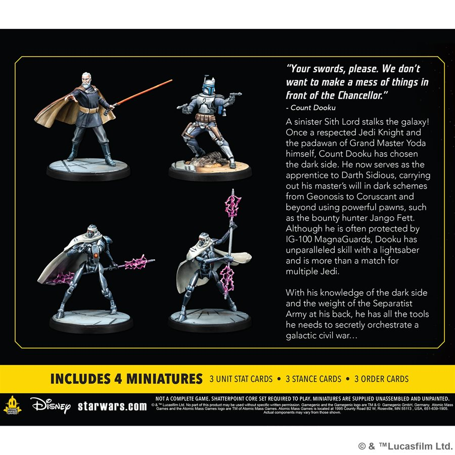 Star Wars Shatterpoint: Twice the Pride (Count Dooku Squad Pack)