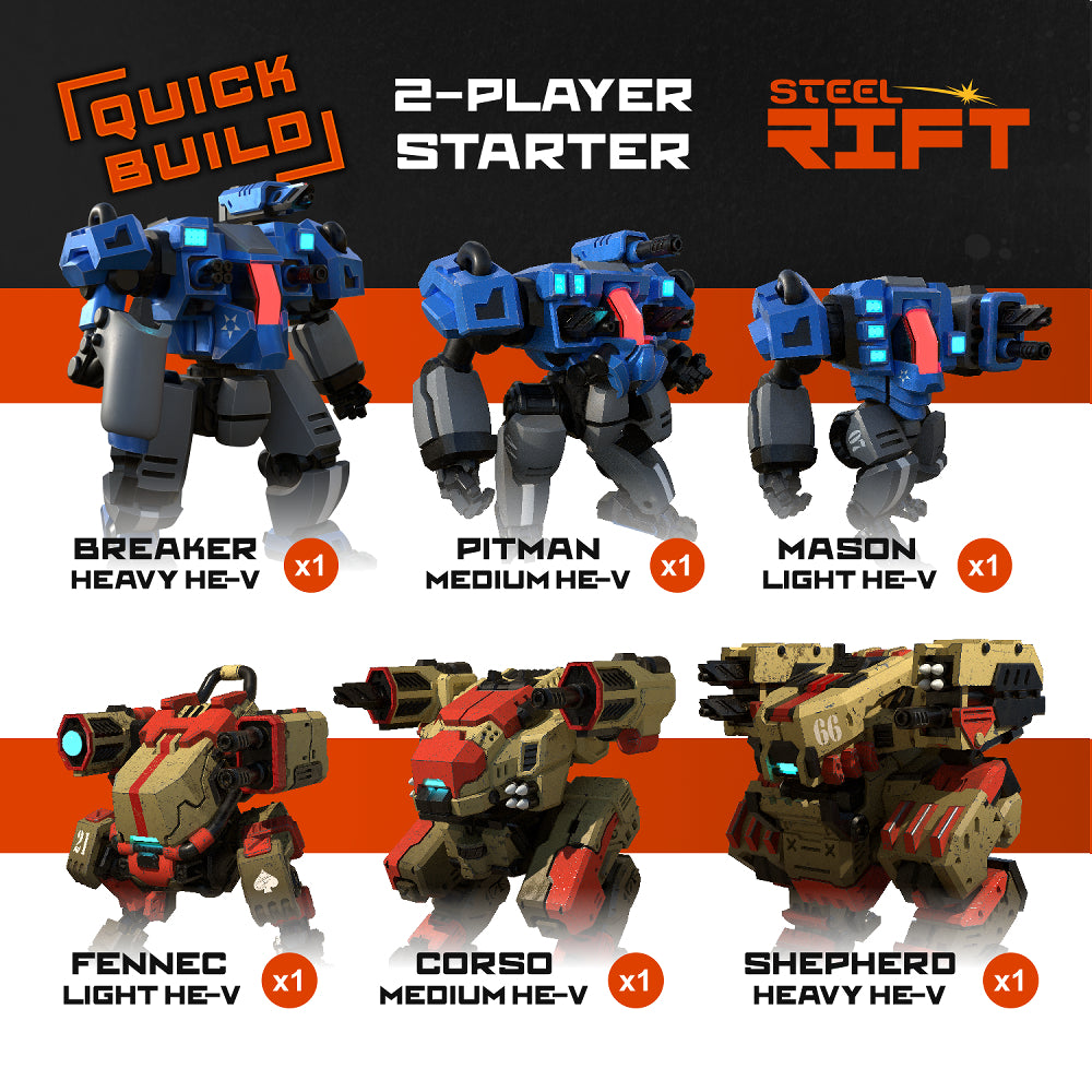 Steel Rift Quick Build: 2-Player Starter Box