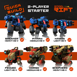 Steel Rift Quick Build: 2-Player Starter Box