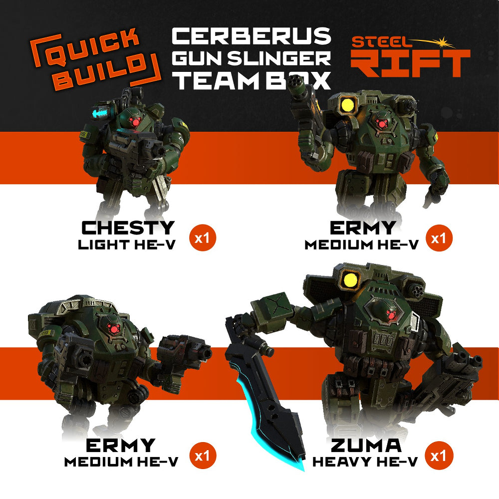 Steel Rift Quick Build: Cerberus - Freelance Gunslinger Team