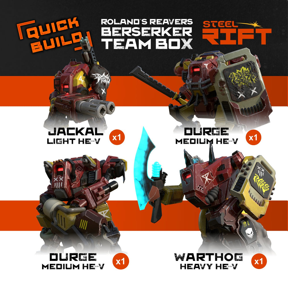 Steel Rift Quick Build: Roland's Reavers - Freelance Berserker Team