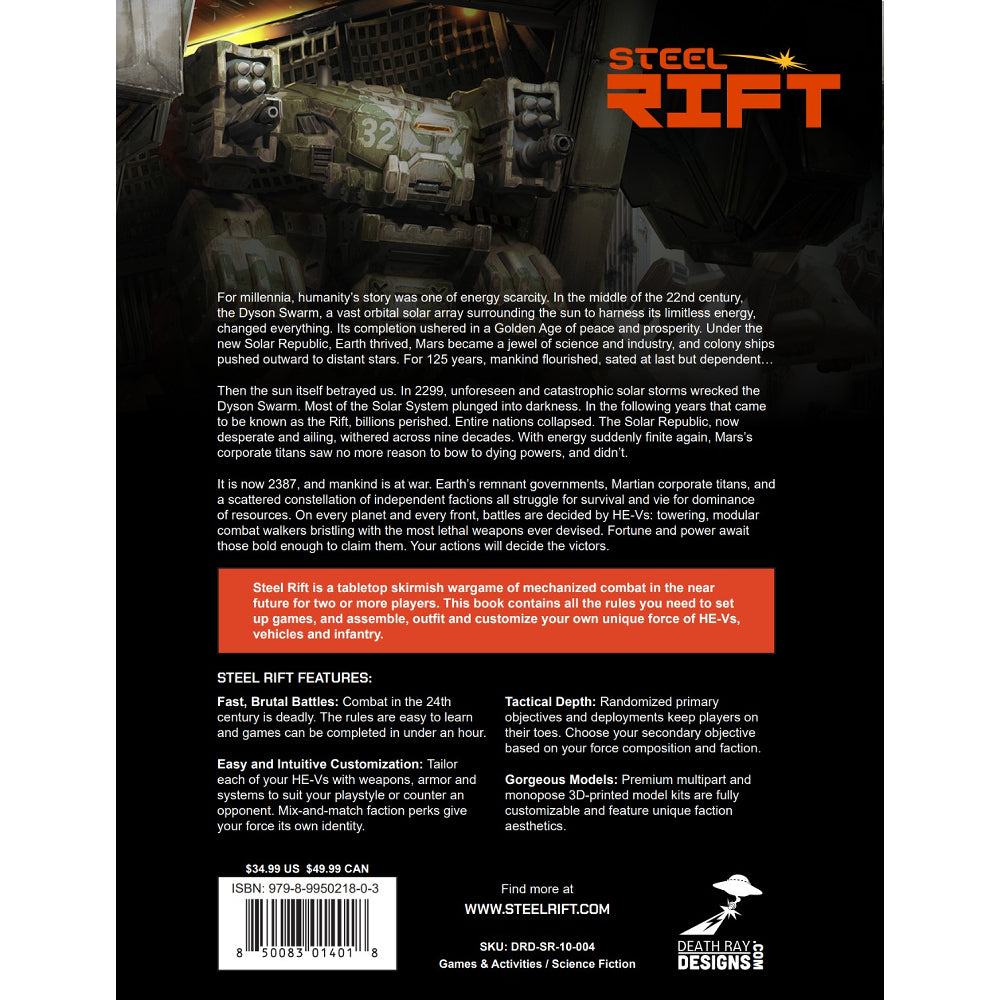 Steel Rift: A Modular Mech Wargame (SC)