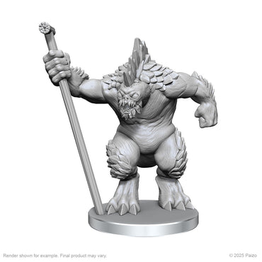 Pathfinder Minis: Xulgath Skirmisher & Stoneliege (Unpainted) (WV26)