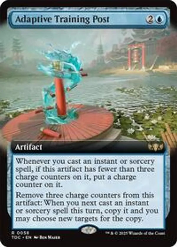 Adaptive Training Post (Extended Art) [Tarkir: Dragonstorm Commander]