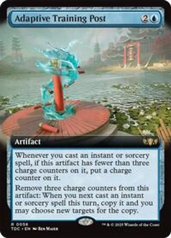 Adaptive Training Post (Extended Art) [Tarkir: Dragonstorm Commander]
