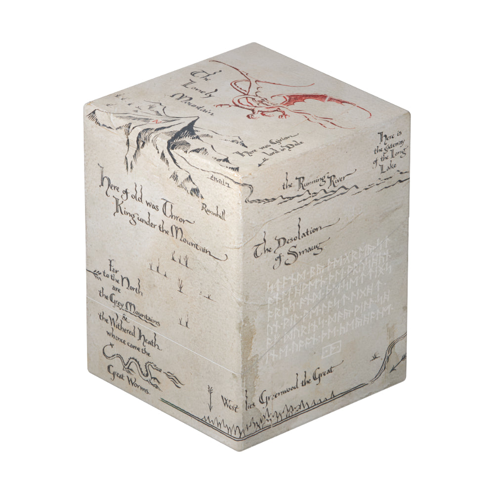 MTG Deck Box: The Hobbit Boulder Deck Case - Thror's Map (Holds 100+ / Glow in the Dark / Ultimate Guard)