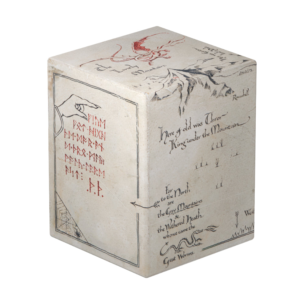MTG Deck Box: The Hobbit Boulder Deck Case - Thror's Map (Holds 100+ / Glow in the Dark / Ultimate Guard)