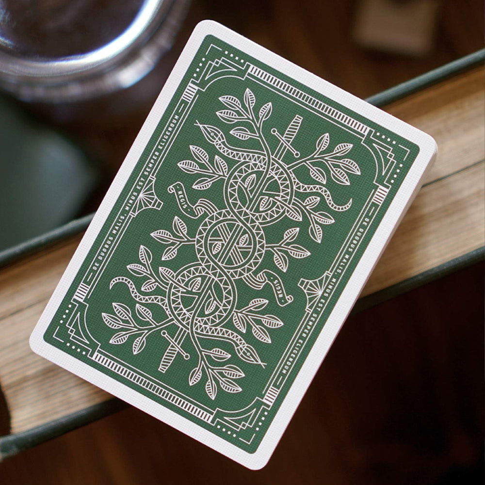 Theory 11 Playing Cards: Monarchs - Green