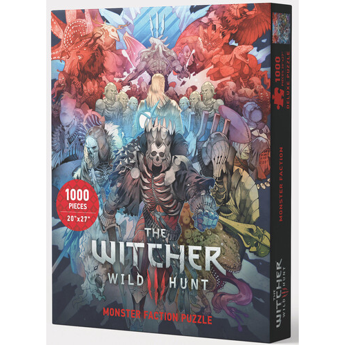 Dark Horse Puzzles (1000 Pieces): The Witcher - Wild Hunt