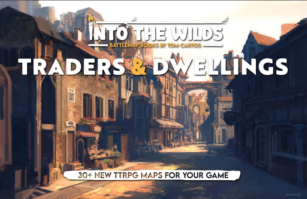 Into The Wilds Battlemaps: Traders and Dwellings