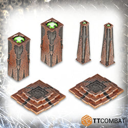 TTCombat: Sci-Fi Gothic - Tomb World Pillars