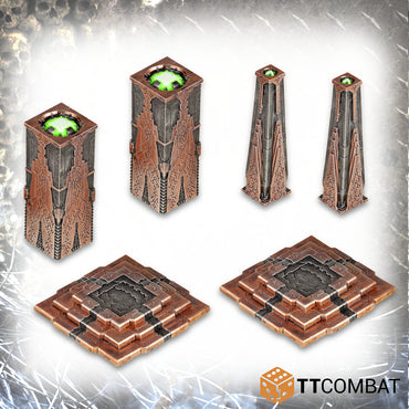 TTCombat: Sci-Fi Gothic - Tomb World Pillars