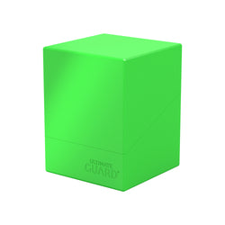 Ultimate Guard Deck Box: Boulder Deck Case - Solid Neon Green (Holds 100+)